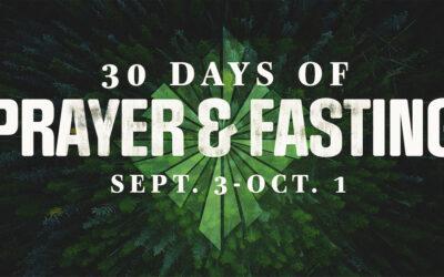 30 Days of Prayer & Fasting